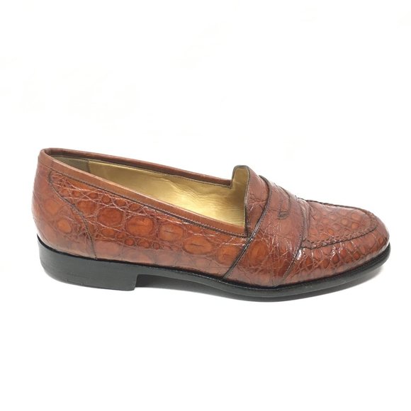 Bragano Cole Haan Loafers Shoes Size 8 Crocodile main image 10